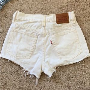 Women’s white shorts